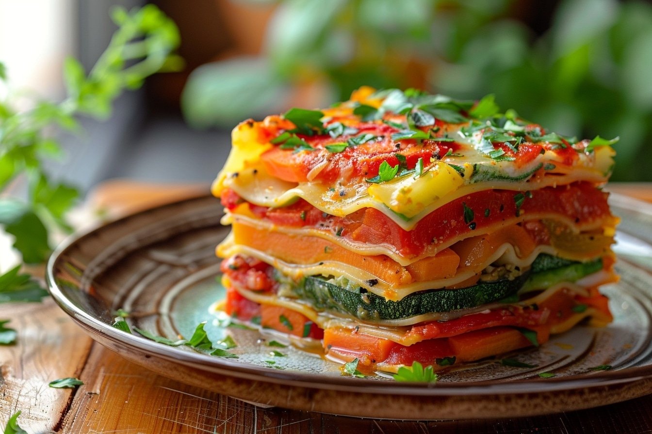 Recette lasagne végétarienne sans gluten