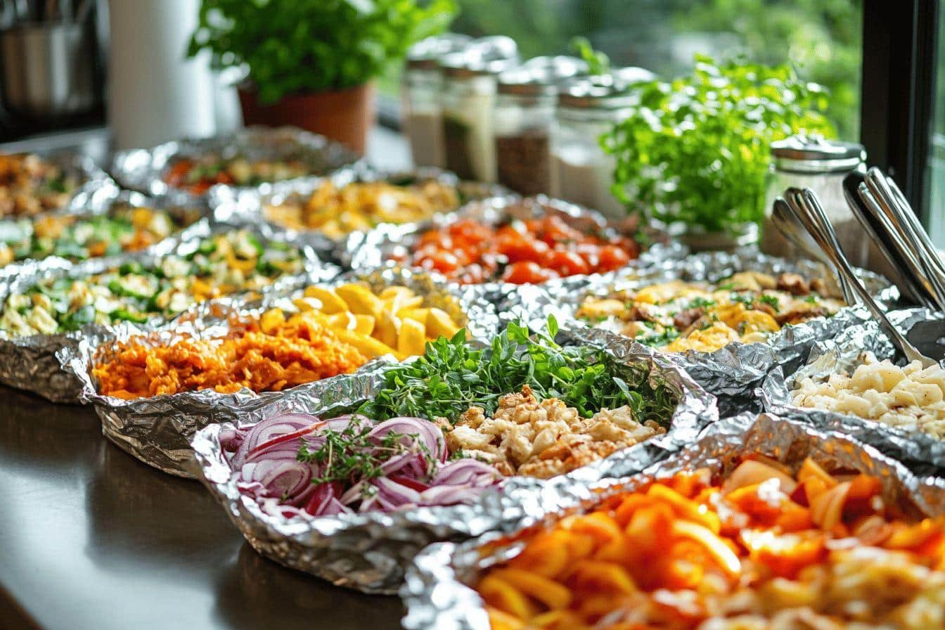 Recettes de Dîner Cuites dans du Papier Aluminium pour une Cuisine Sans Désordre