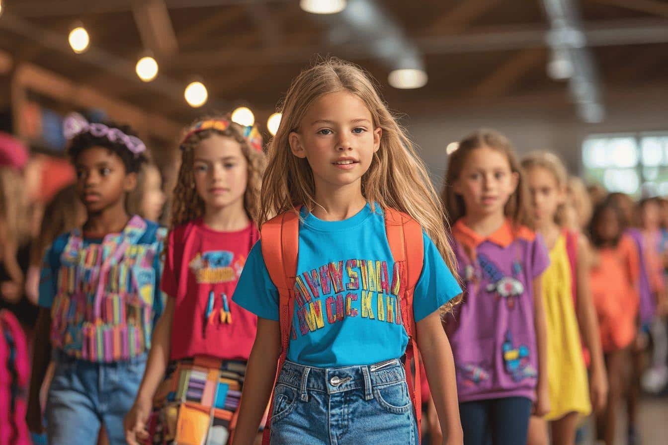 Retour à l’école avec panache : les enfants brillent lors du défilé de mode de Longview