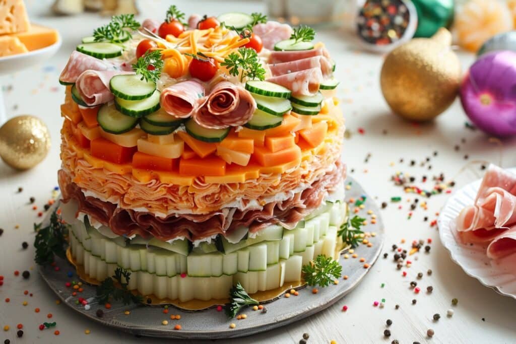 Soyez créatif dans la présentation de votre gâteau apéro