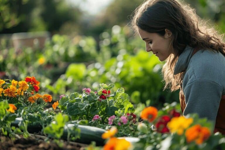 Sur le chemin du jardin : inspirations pour un potager florissant