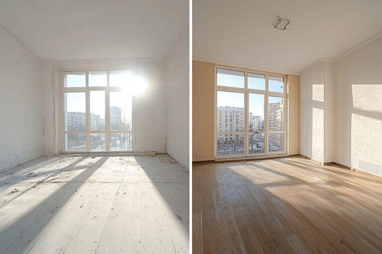 Transformation spectaculaire : d’un espace délaissé à un appartement moderne