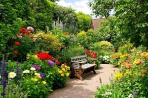 un jardin inspiré par le Norfolk au salon des fleurs de Chelsea