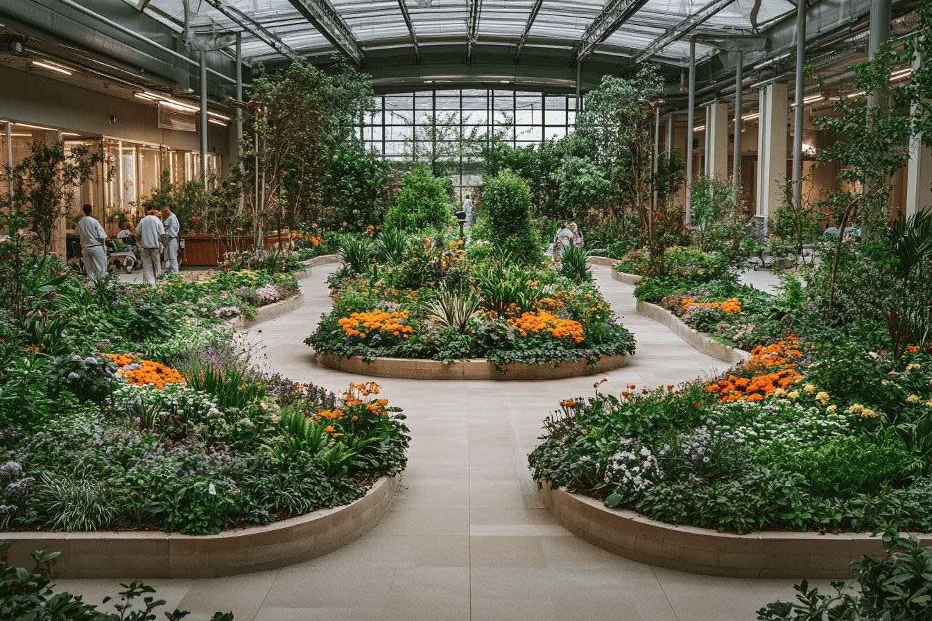 Un jardin primé de l’exposition RHS transféré dans un hôpital de santé mentale