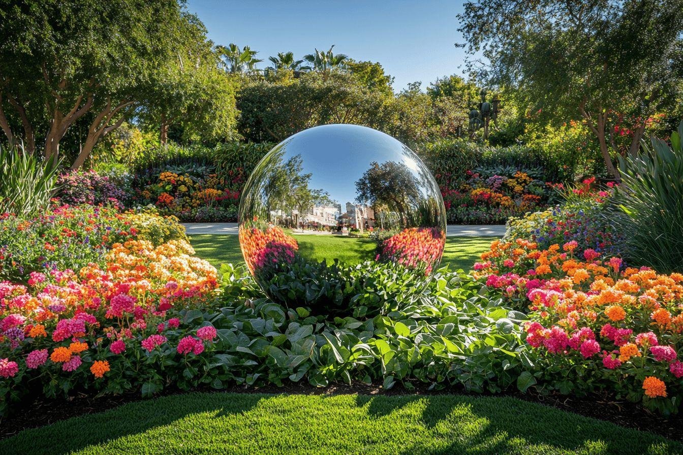 un miroir dans chaque jardin : 5 astuces pour créer un point focal qui agrandit votre espace