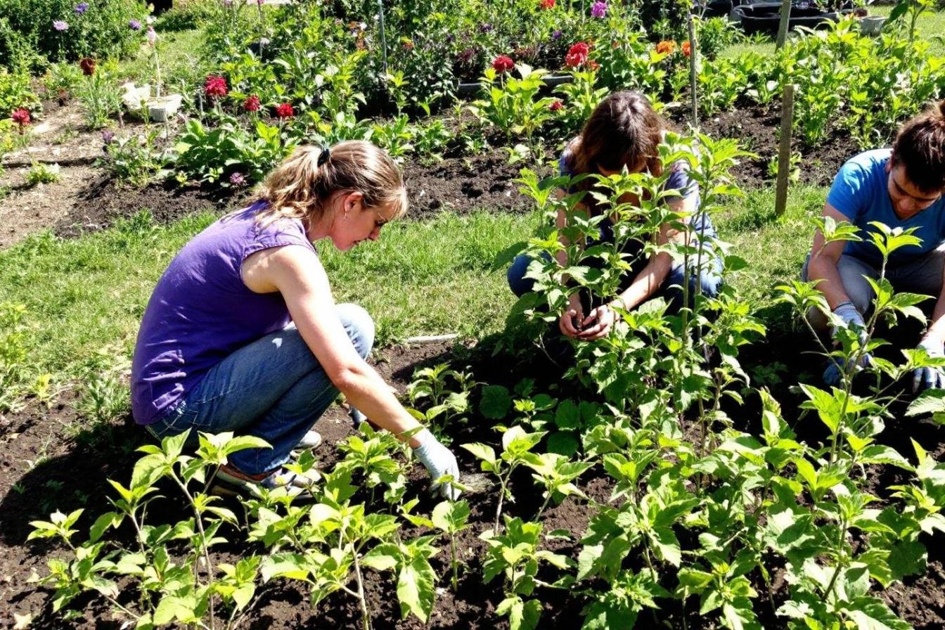Un Programme Agricole Dynamise la Création d’un Jardin Potager au Coeur de la Communauté