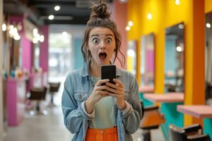 une cliente filme une bagarre cocasse dans un salon de coiffure