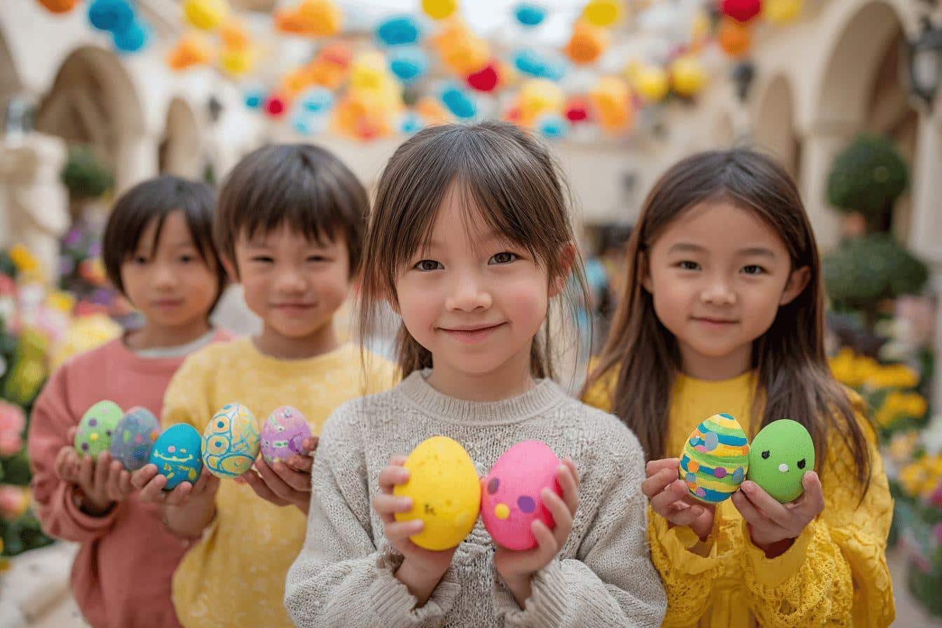 Une école primaire de Bracknell remporte le concours artistique des œufs de Pâques