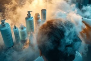 Une routine capillaire matinale pourrait polluer l’air autant qu’un trafic dense : une étude révélatrice