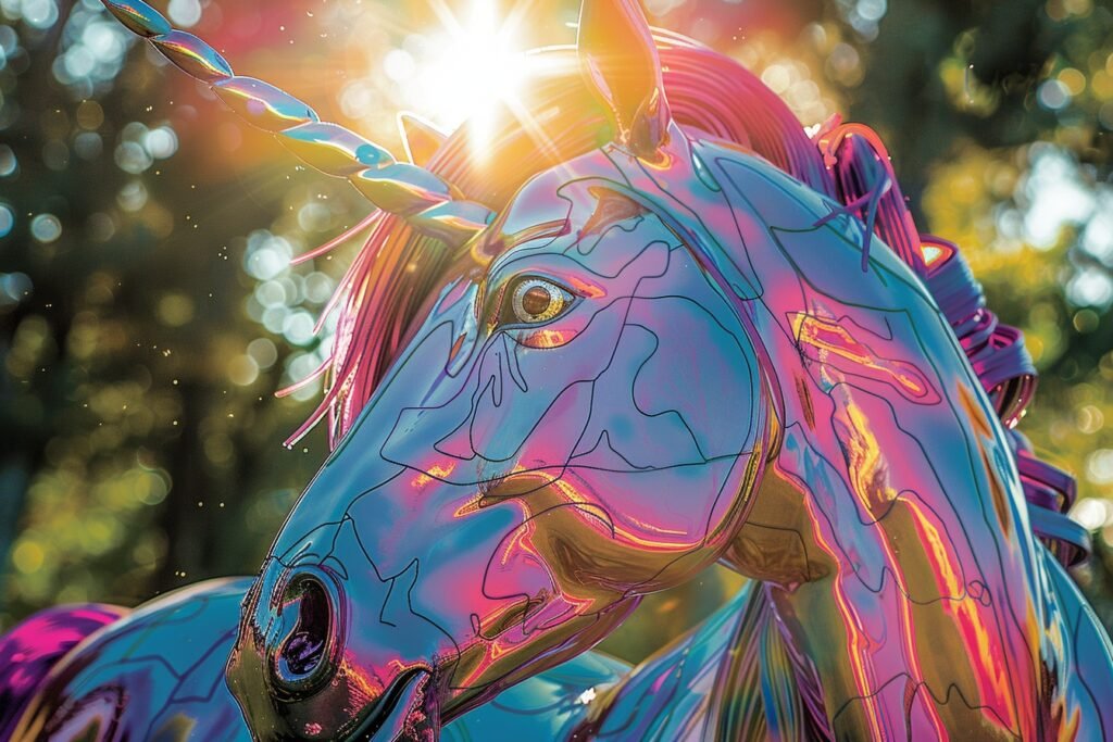 Variation du style : Dessiner une licorne dans un style de bande dessinée