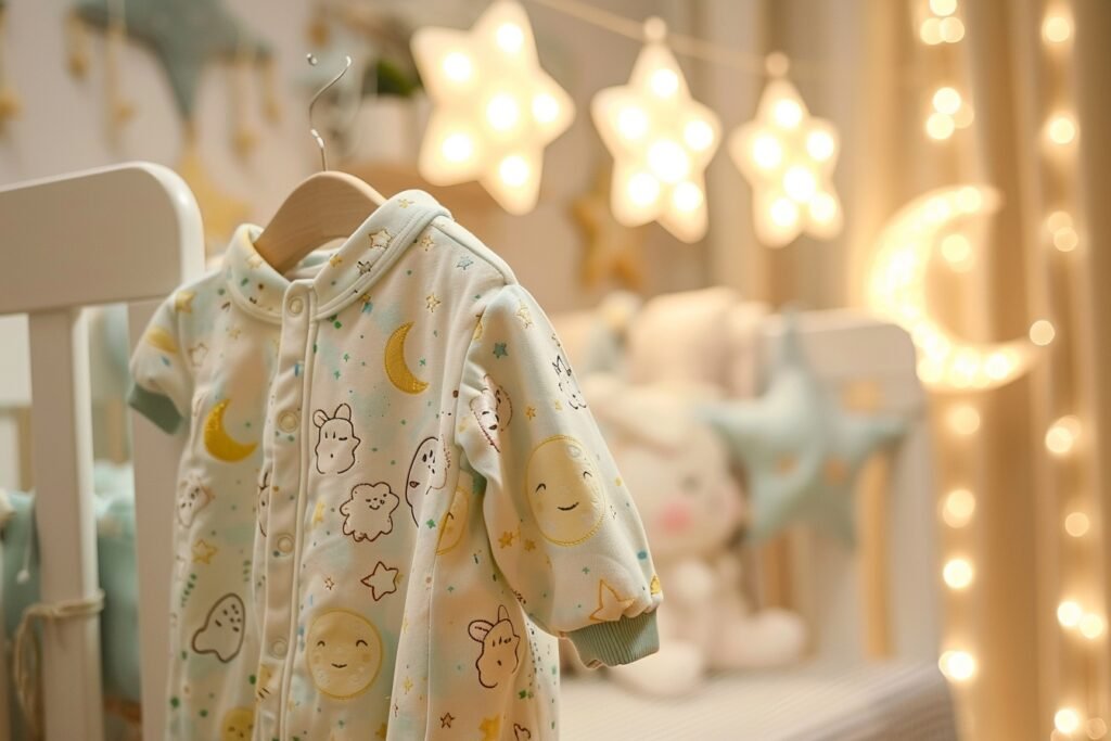Vêtements de nuit pour les bébés en été